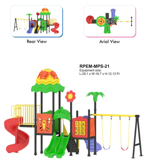 multi play station, kids playground set, outdoor play system, modular play station, school play equipment