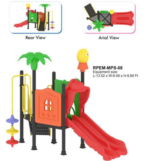 multi play station, kids playground set, outdoor play system, modular play station, school play equipment